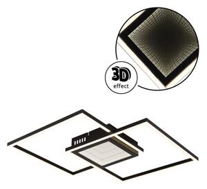 Globo 48468-32 - Plafoniera LED dimmerabile SAUNDERS 32W/230V 42,6x42,6 cm