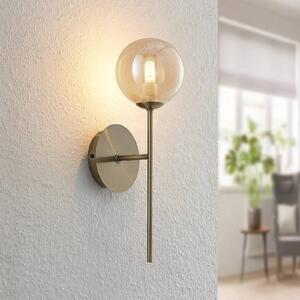Lucande Wynona applique, 1 luce ottone anticato