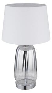 Globo 24142W - Lampada da tavolo CLASSY 1xE27/40W/230V bianco/argento