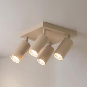Brilagi - Faretto SELE SQUARE 4xGU10/30W/230V beige