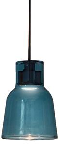 Bover Drip S/01L LED a sospensione di vetro, blu