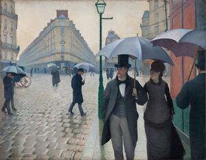 Riproduzione Paris Street Rainy Day 1877, Caillebotte, Gustave