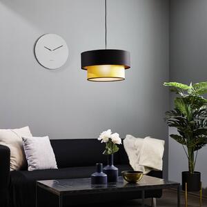 Maco Design Lampada a sospensione Dorina, nero/oro, Ø 40 cm