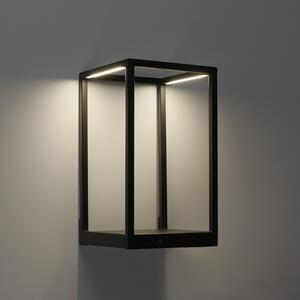 Lampada da parete di design nera con LED con dimmer tattile - Jitske