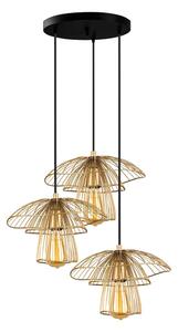 Lampada a sospensione di colore oro , altezza 117 cm Root - Squid Lighting