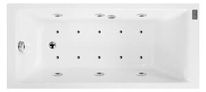 Vasca idromassaggio rettangolare Galaxy DS Confort,bianco ,170, 70 cm, 16 bocchette, SENSEA