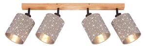 Briloner 2078-041 - Faretto SPOTLIGHT 4xE27/25W/230V beige