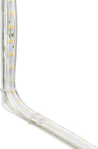 Stella luminosa 96 lampadine bianco caldo H 30 cm