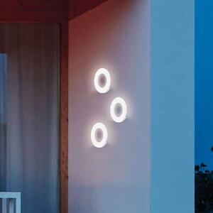 Viokef Applique LED da esterni Santorini, bianca, rotonda