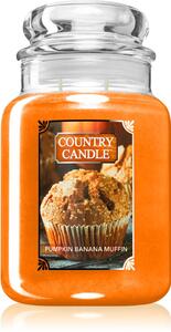 Country Candle Pumpkin Banana Muffin candela profumata 737 g