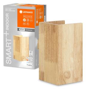 LEDVANCE SMART+ WiFi Orbis Wall Wood, 21 x 11 cm