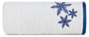 Asciugamano in cotone con ricamo natalizio blu Larghezza: 70 cm | Lunghezza: 140 cm