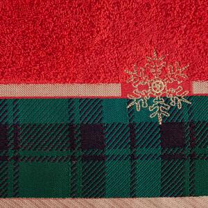 Asciugamano natalizio in cotone con bordo jacquard Larghezza: 70 cm | Lunghezza: 140 cm