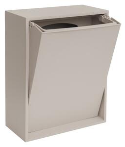 Cestino per la spazzatura grigio chiaro in plastica riciclata per raccolta differenziata/da parete Recycling Box – ReCollector