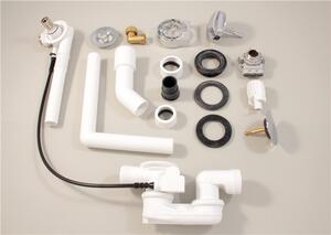 Set di scarico/tracimazione Ideal Standard per vasca standard Multiplex Trio cromo