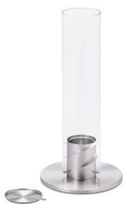 Lampada a Bioetanolo da Tavolo Ø9x40,5 cm in Acciaio Inossidabile Silver