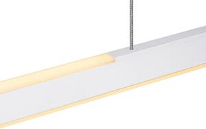 Lampada a sospensione Linear LED SLV One, 140 cm, bianco