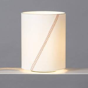 Lumbono Lampada da tavolo Piroscafo N°17 vela bianco/rosso