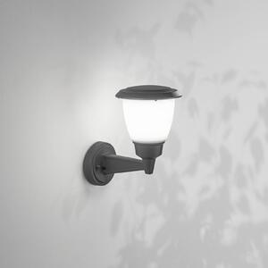 Fabas Luce Applique da esterno Thiago, grigio scuro, metallo, 20 cm, E27, IP54