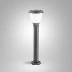 Fabas Luce Lampione Thiago, 60 cm, grigio scuro, metallo, E27, IP65