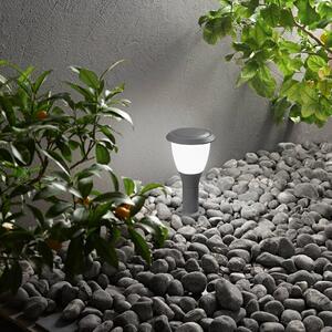 Fabas Luce Lampioncino Thiago, 30 cm, grigio scuro, metallo, E27, IP65