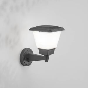 Fabas Luce Applique da esterno Lena, grigio scuro, metallo, E27, 27 cm, IP54
