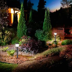 Fabas Luce Lampioncino da giardino Lena, dimmerabile, Nero, Alluminio, Moderno, Lampada da esterni