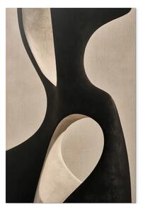 Forma plastica: una composizione scultorea moderna in nero