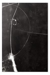Sfondo scuro - delicato disegno bianco con linee sottili
