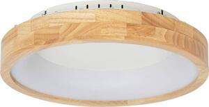 Lucande Plafoniera LED Samvel, Ø 40 cm, legno