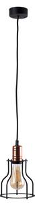 Lampadario WORKSHOP nero e rame 1xE27x60W in metallo, dimensioni: 150x15x15 cm, IP20, Nowodvorski Lighting