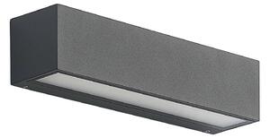Applique LED Arcchio Lengo, 25 cm, 1 luce, antracite, CCT