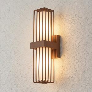 Lampade da esterno Lucande, Chandan, dimmerabile, Marrone / Ruggine, Balcone, Alluminio, Moderno