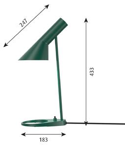 Louis Poulsen AJ Mini lampada tavolo, verde scuro