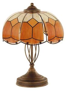 Lampada da tavolo in vetro colorato arancione WITRA Alfa 10658
