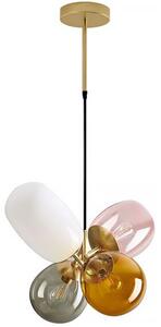 Lampada Da Soffitto Pensile Di Vetro Multicolor APP436-4C