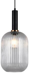 Lampada a sospensione Antiola PND-5588-1L-BK+CL Italux