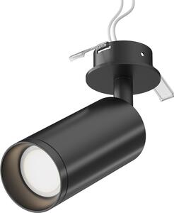 Plafoniera Maytoni Focus nera, alluminio, GU10, 50 W, dimmerabile, IP20