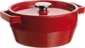 Pyrex Pentola Casseruola in Ghisa Cocotte Ovale 31 x 25 x 13 cm con Coperchio