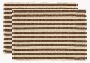 Set di 2 tovagliette americane Statement Stripe