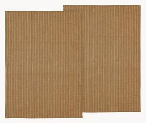 Set di 2 strofinacci in cotone Line