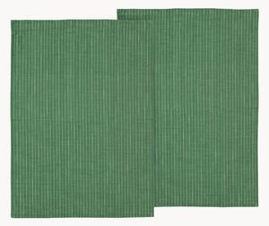 Set di 2 strofinacci in cotone Line