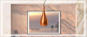 Lampada Da Soffitto Pensile Loft Metallico Gold Oro APP475-CP