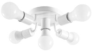 Lampada Da Soffitto Riflettore Metallico White APP706-5c