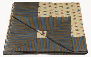 Plaid in cotone fatto a mano con borsa tote Noa Star