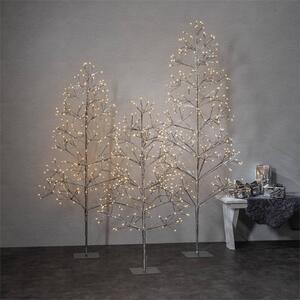STAR TRADING Albero LED Flower Tree IP44 argento altezza 180cm