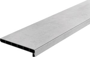 Lignodur Topline LD36 davanzale interno in calcestruzzo grigio chiaro 250 mm incl. finiture laterali 1000 mm