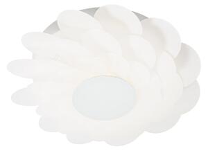 Applique da parete Lucande, Bloem, dimmerabile, Bianco, Soggiorno, Plastica, Moderno