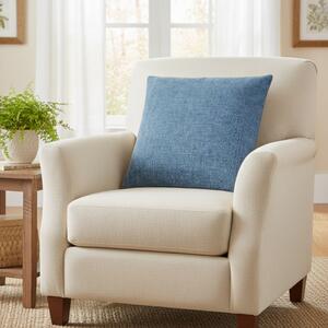 Federa cuscino Intreccio Jacquard Chenille celeste