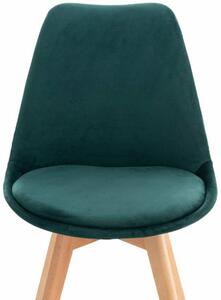 4pcs set di sedie Bridget verde